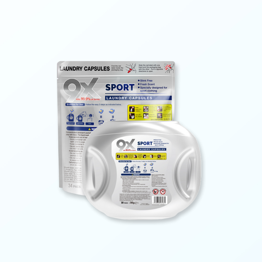 Walch 9X Sports Laundry Capsule 30 Pods + Refill Pack 34 Pods