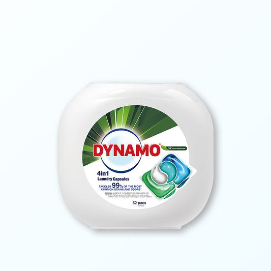 DYNAMO 4in1 Plant Based Laundry Capsules 52Pods
