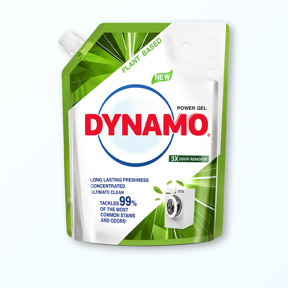 DYNAMO Plant Based Laundry Liquid Detergent Refill Pack 3kg/3.3kg