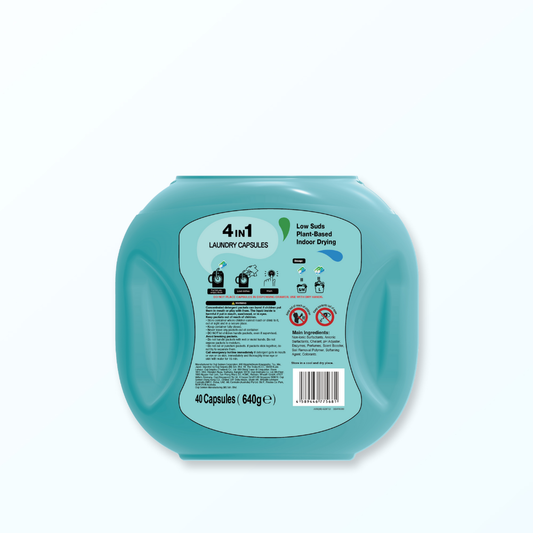 Ka 4in1 Laundry Capsules 40Pods - Indoor Drying