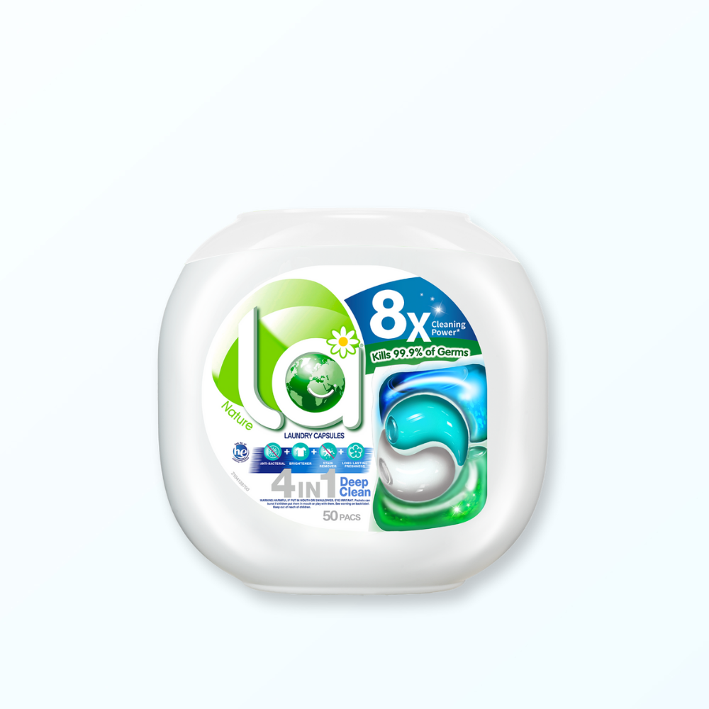 La Nature 4in1 Laundry Capsules 50 Pods