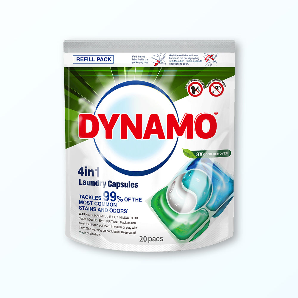 DYNAMO 4in1 Plant Based Laundry Capsules Refill Pack 20Pods
