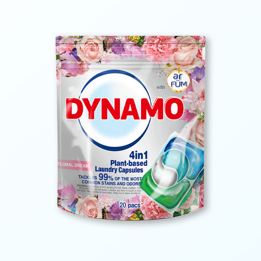 DYNAMO x ar FÜM 4in1 Plant Based Laundry Capsules Refill Pack 20Pods [NEW LAUNCH]