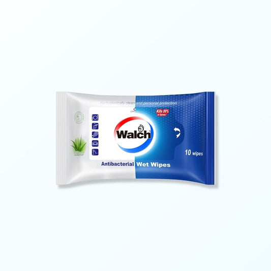 Walch® Anti-bacterial Wet Tissue 10pcs - Aloe