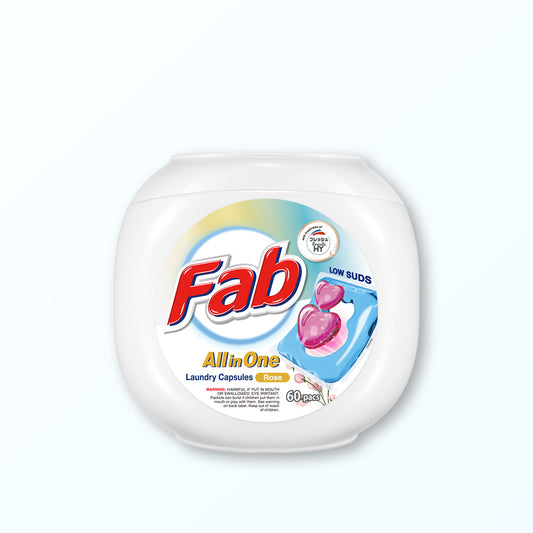 Fab All-in-One Laundry Capsules 60pods
