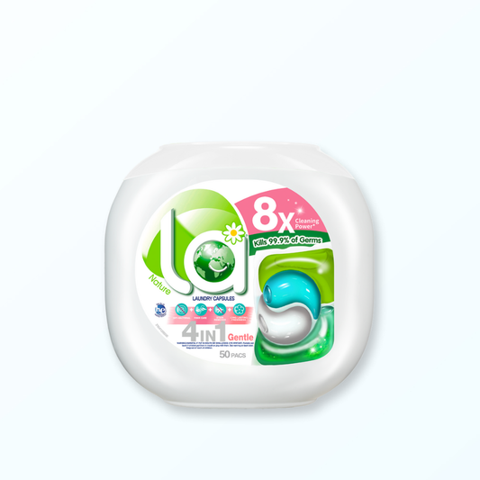 La Nature 4in1 Laundry Capsules 50 Pods