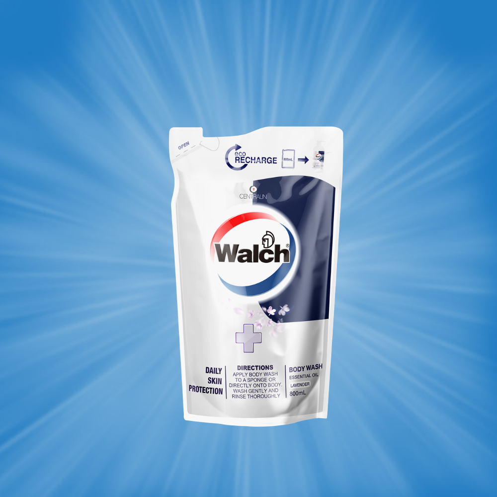[PWP] Walch® Anti-bacterial w/ Essential Oil Body Wash Refill Pack 800ml