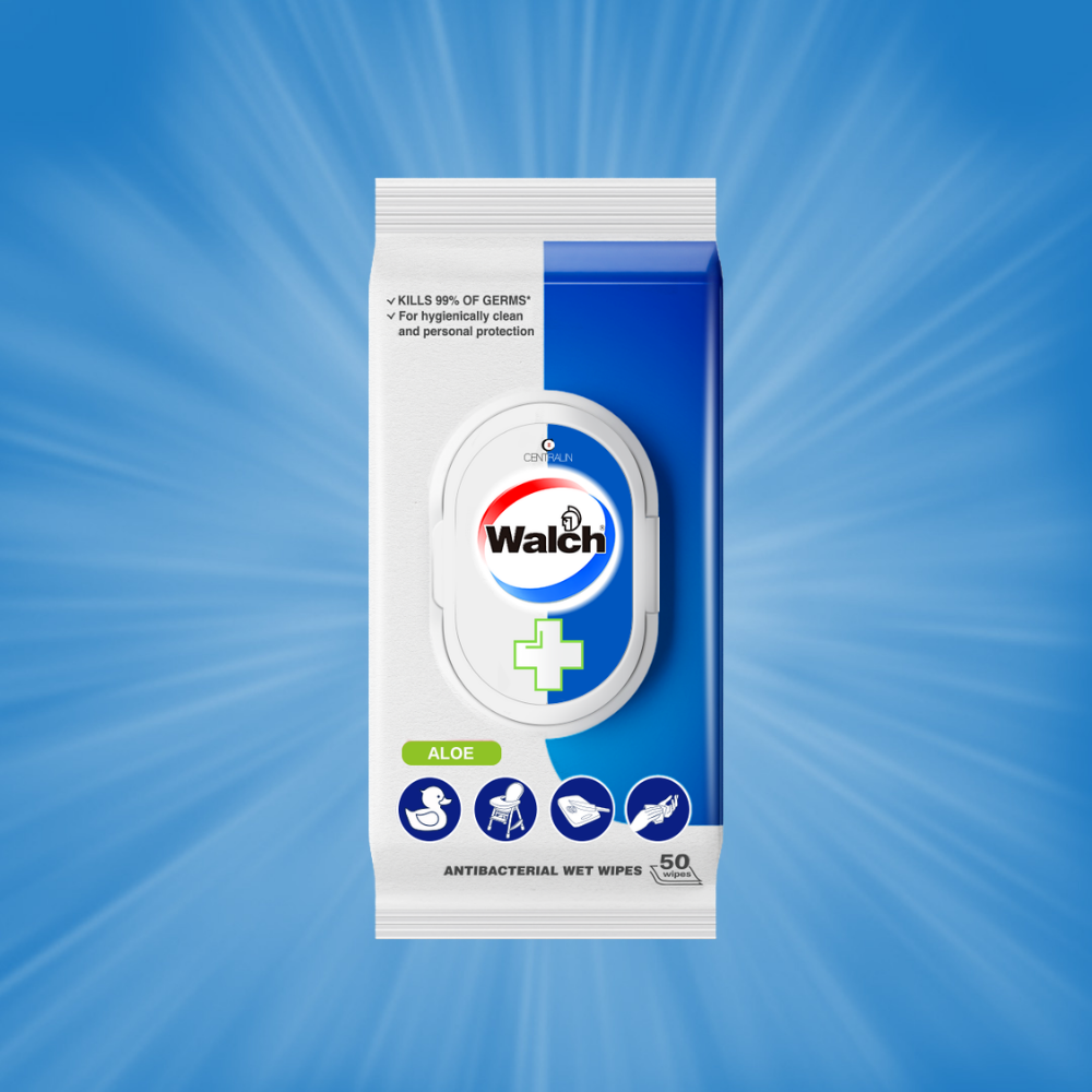 [PWP] Walch® Anti-bacterial Wet Tissue 50pcs - Aloe