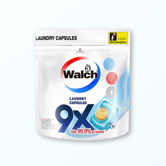 Walch Anti-bacterial Laundry Capsules Refill Pack 60 Pods