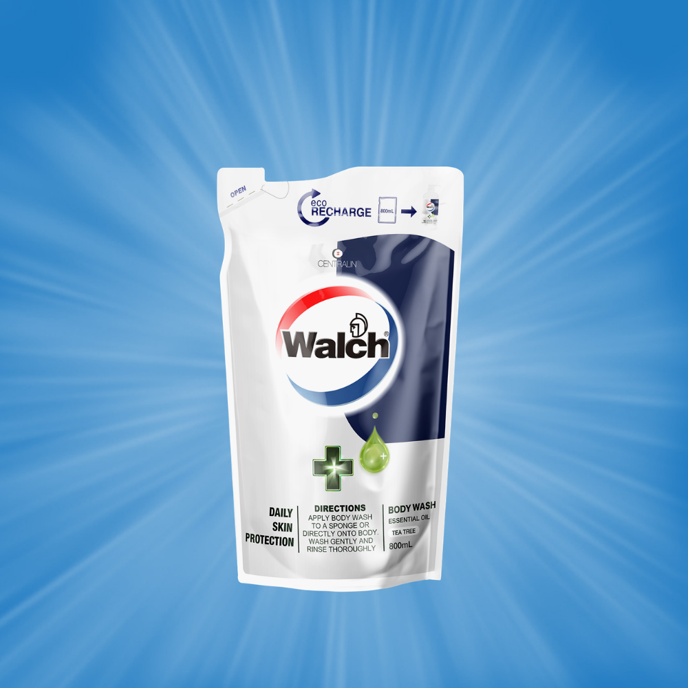 [PWP] Walch® Anti-bacterial w/ Essential Oil Body Wash Refill Pack 800ml