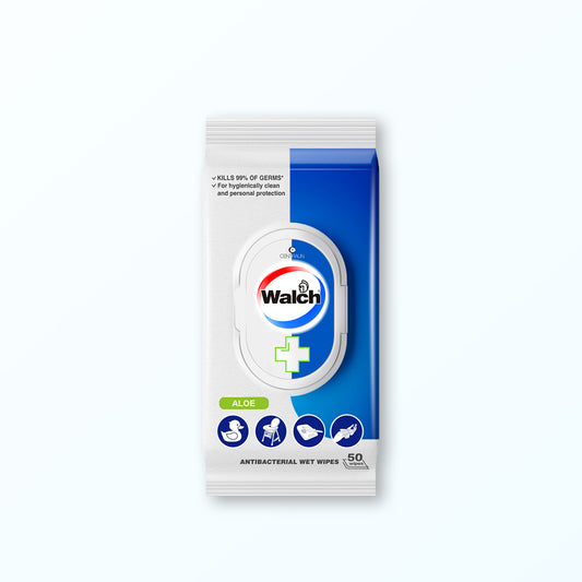 Walch® Anti-bacterial Wet Tissue 50pcs - Aloe