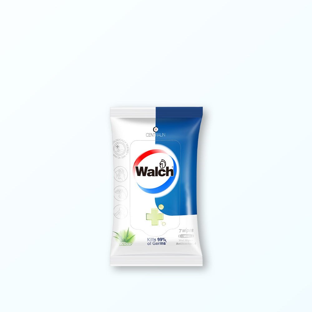 Walch® Anti-bacterial Mini Wet Tissue 7pcs