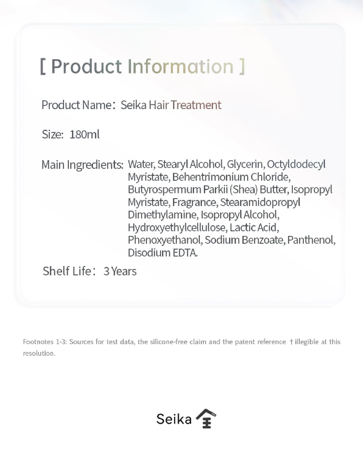 Seika ZEN Root Renewal Hair Treatment 180ml