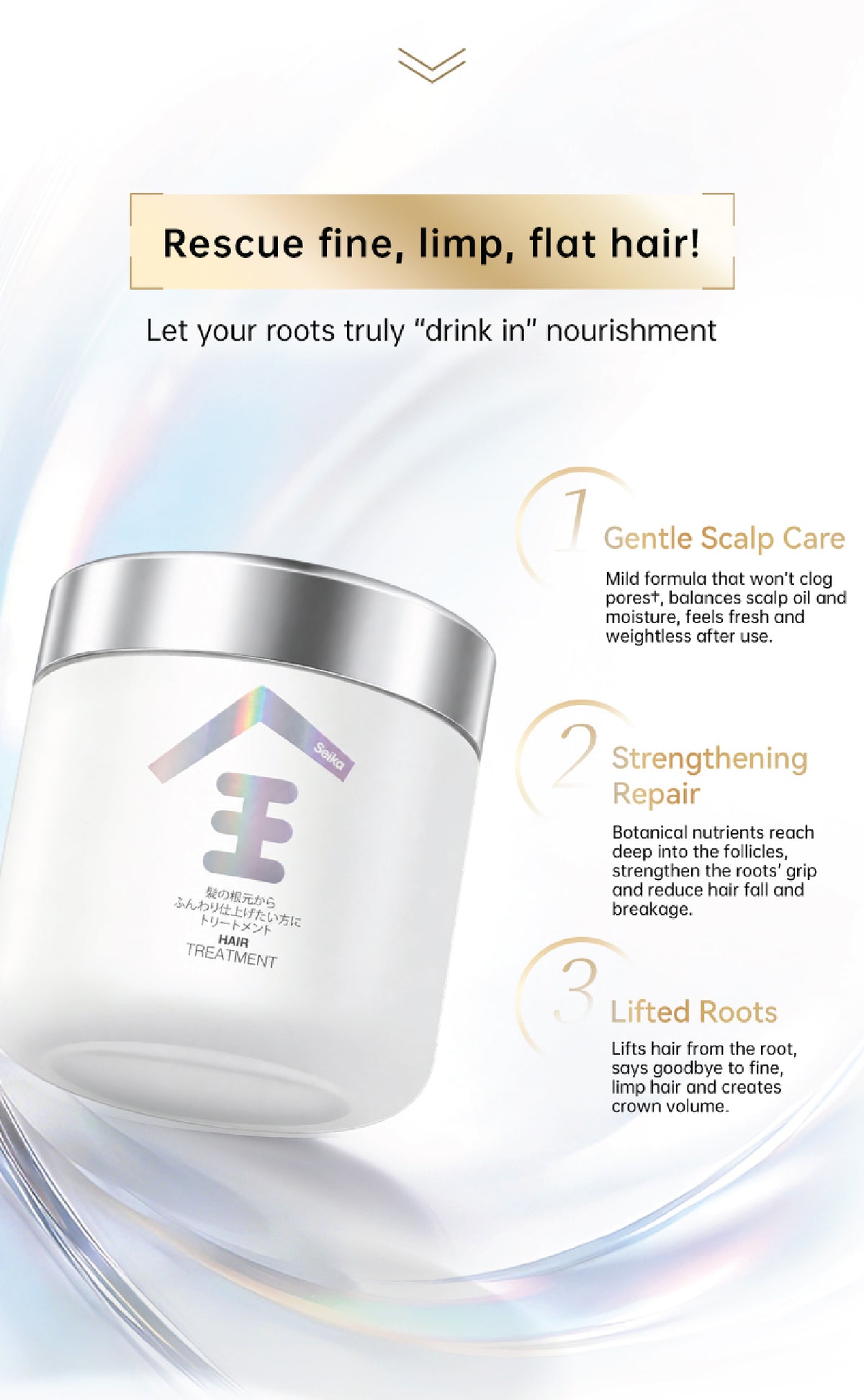 Seika ZEN Root Renewal Hair Treatment 180ml